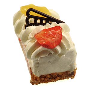 Slagroomcake gebakje