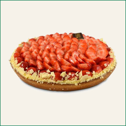 Aardbeienvlaai